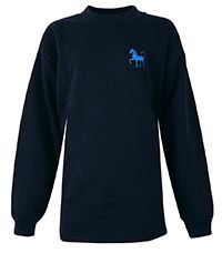 SWE-02-UCS - Unicorn school sweatshirt - Navy/logo