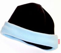 HAT-13-FLE - Fleece hat - Navy/pale blue