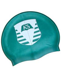 HAT-15-KNB - KS Ovington swimhat - Bottle green/logo
