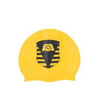 HAT-15-KNB - KS Lennox swimhat - Yellow/logo