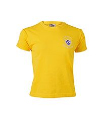 TSH-43-GPS - Marlborough House T-shirt - Yellow/logo