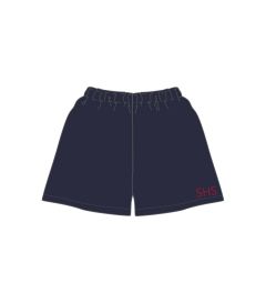 SHO-08-SHS - PE shorts - Navy/logo
