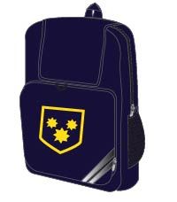 BAG-26-SPS - St Phillips Junior Backpack - Navy/logo