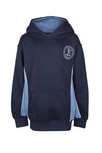 HDY-11-DXG - Sports hoody - Navy/sky/logo
