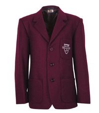 BLA-22-RHS - Redhill blazer - Maroon/logo