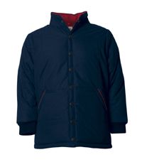 JKT-29-POL - Weather proof padded jacket - Navy/red