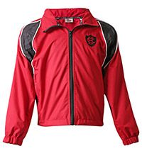 TRA-32-CHS - Chepstow House tracksuit top - Red/Black/White/Logo
