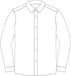 SHT-87-COT - Long Sleeve shirt - White