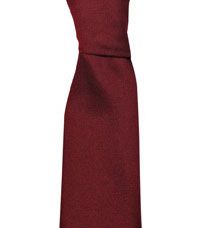 TIE-07-POL - School tie - Maroon