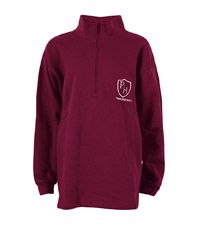 SWE-37-PBH - Pembridge Hall sweatshirt - Maroon/logo