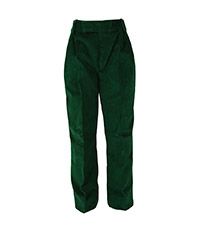 TRO-29-GLN - Corduroy trousers with fly zip - Bottle