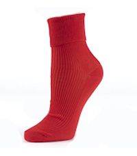 TPP-23-COP - Fold top ankle socks (2 pairs) - Red