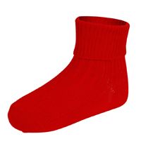 SOC-21-WPL - Sports ankle socks - Red