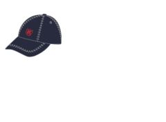 HAT-36-KPS - Baseball Cap - Navy/logo
