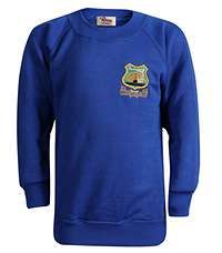 SWE-62-ABS - Aberdour nursery sweatshirt - Royal/logo