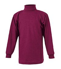 ROL-02-INT - Long sleeve classic rollneck - Maroon