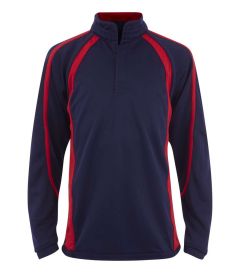 RGY-70-POL - Long sleeved sports top - Navy/red