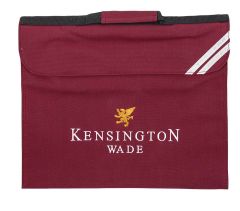 BAG-07-KWS - Book Bag - Maroon/logo