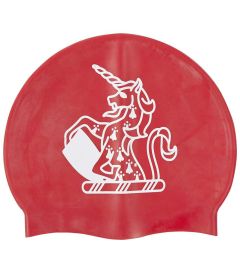 HAT-15-TOM - TOM House swimcap - Red/logo