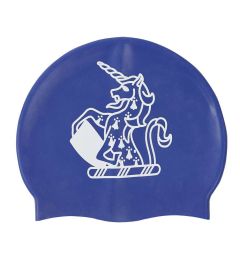 HAT-15-TOM - TOM House Swimcap - Blue/logo