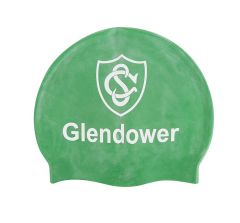 HAT-15-GPS - Wellington House Swimhat - Mid Green/Logo