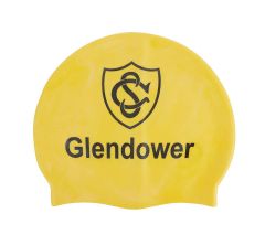 HAT-15-GPS - Malborough House Swimhat - Yellow/logo
