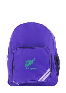 BAG-36-KCS - Kingscourt Backpack - Purple/logo - One