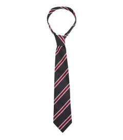 NKT-06-POL - Wetherby Sixth Form tie - Grey/silver/red