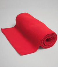 SCF-15-PFL - Fleece scarf - Red - One