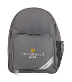 BAG-36-KWS - Kensington Wade Backpack - Grey/logo - One