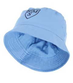 HAT-14-SMH - Cotton Sunhat - Sky/logo - One