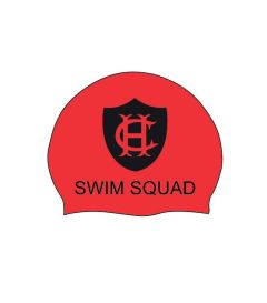 HAT-15-CHS - Chepstow House Swim Squad hat - Red/logo - One