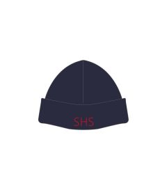 HAT-33-SHS - Knitted hat - Navy/logo
