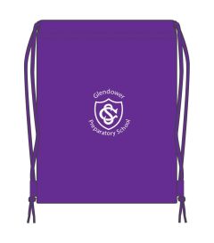 BGW-13-GPS - Glendower swimming bag - Purple/logo