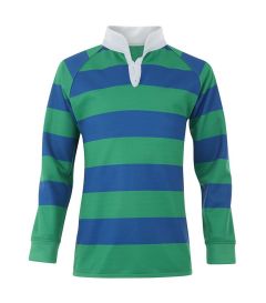 RGY-71-POL - Reversible rugby shirt - Emerald/Royal
