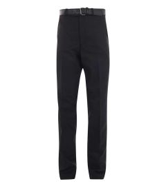 TRS-20-PVI - Flat front trousers - Charcoal