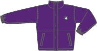 JKT-19-GPS - Little Glendower Fleece lined - Purple/logo