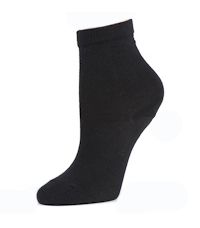 TPP-46-SOC - 2 pairs short socks - Black