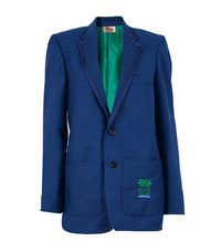 BLA-93-KHS - Kew House boys jacket - Dark royal/logo