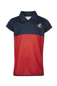 PLO-79-TOM - Fulham hockey shirt - Red/navy/logo
