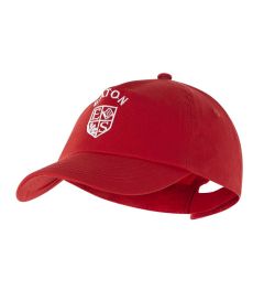 HAT-23-ESS - Summer baseball cap - Red/logo