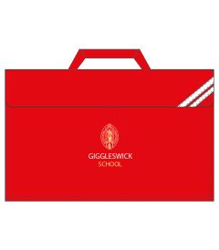 BAG-07-GIG - Giggleswick book bag - Red/logo