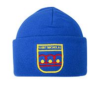 HAT-16-SNH - Fleece hat - Royal/logo