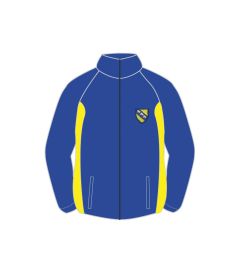 TRA-77-SMP - St. Margaret's Tracksuit top - Royal/yellow/logo