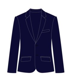 BLR-07-PWL - Aldwych tailored fit jacket - Navy