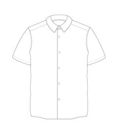 SHT-78-ATX - Short sleeved cellular shirt - White