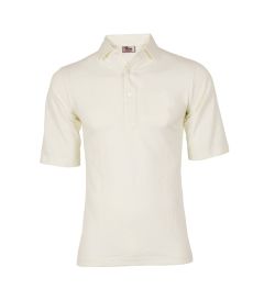 PLO-36-PCT - Off White Cricket shirt - Off white