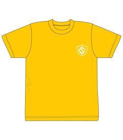 TSH-04-GPS - Marlborough House T-shirt - Yellow/logo