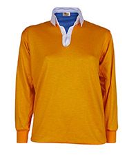 SWE-28-ACY - Reversible rugby shirt - Gold/sky