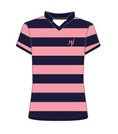 RGY-79-NHP - NHP Games Shirt - Navy/pink/logo